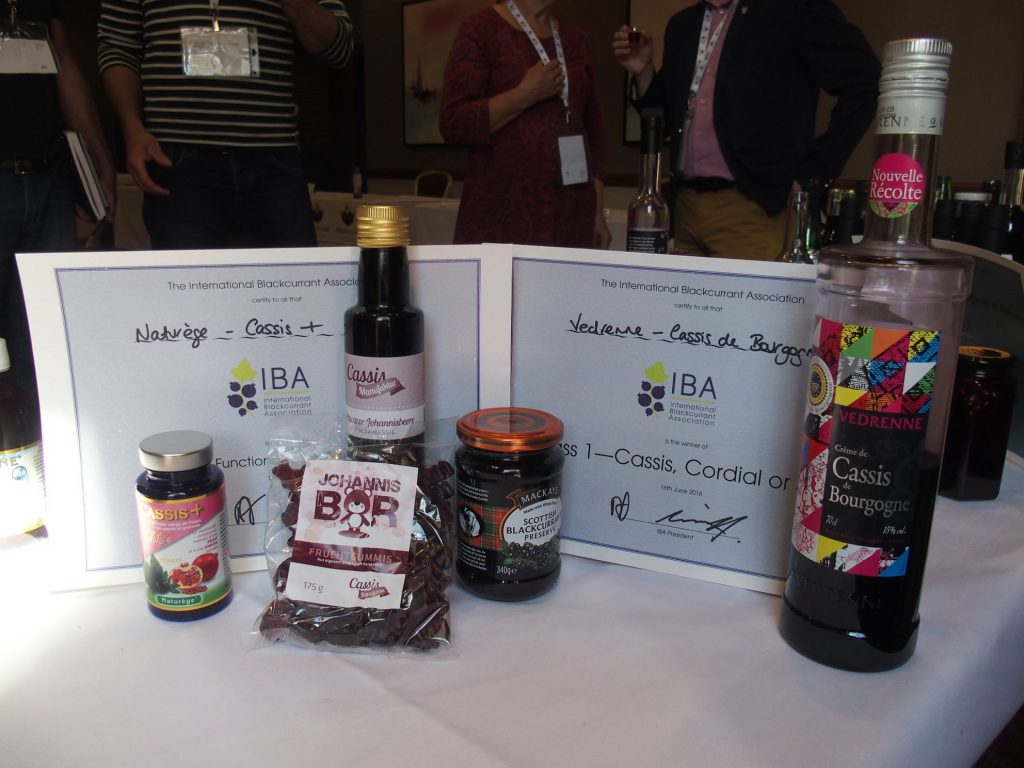 Blackcurrant product competition - the winners