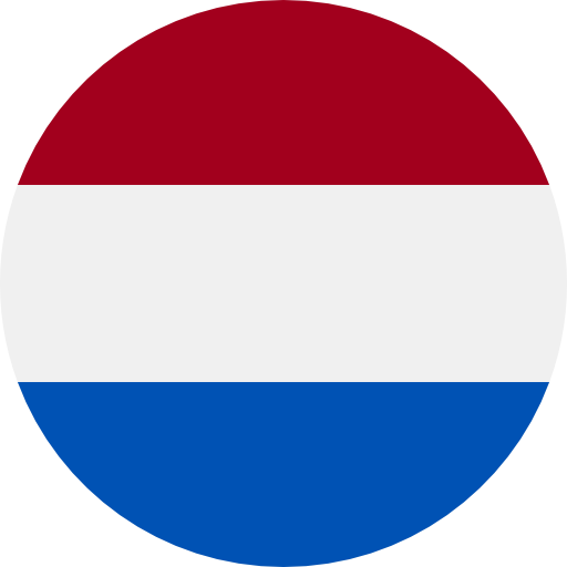 round flag representing a blackcurrant country association in the IBA : Netherlands