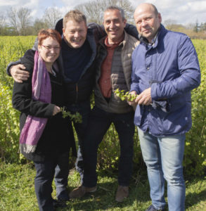 group picture of the IBA Executive (Stefanie Sharma, Jens Holme Pedersen, Florent Baillard, Piotr Baryla)